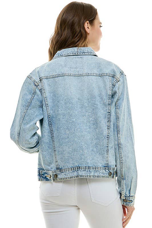 Cotton Casual Denim Boyfriend Jacket