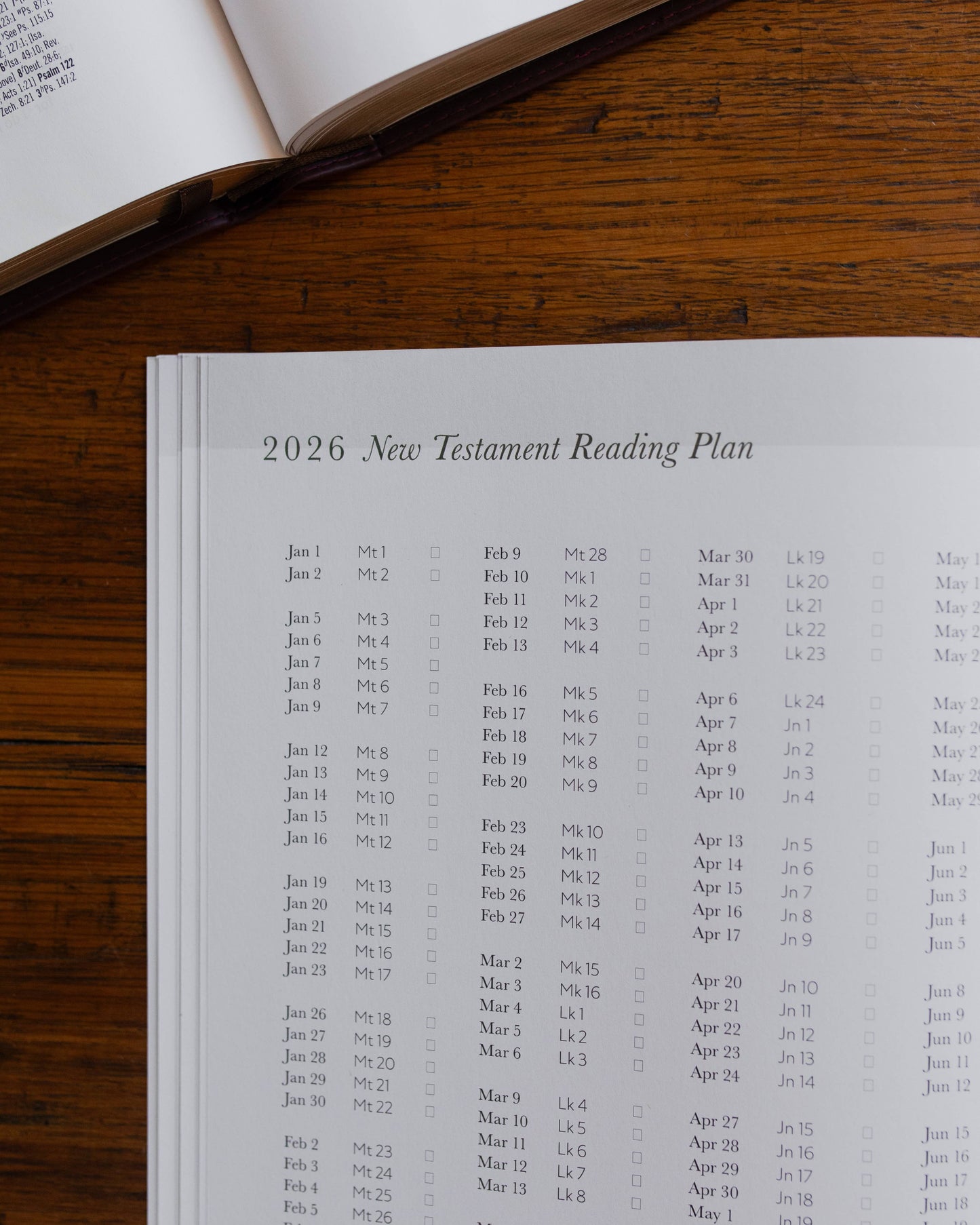 2026 Prayer Calendar by The Daily Grace Co.