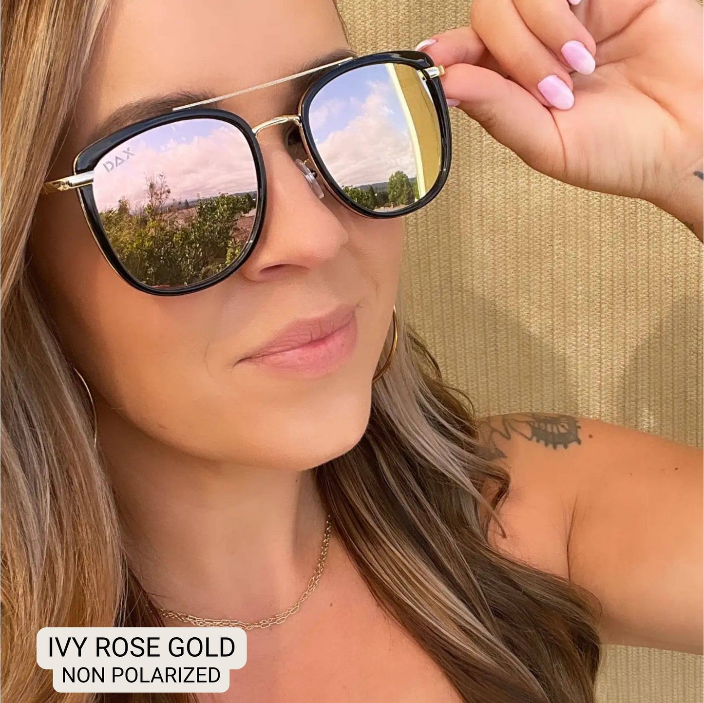 Ivy - Dax Women's Oversized Square Sunglasses
