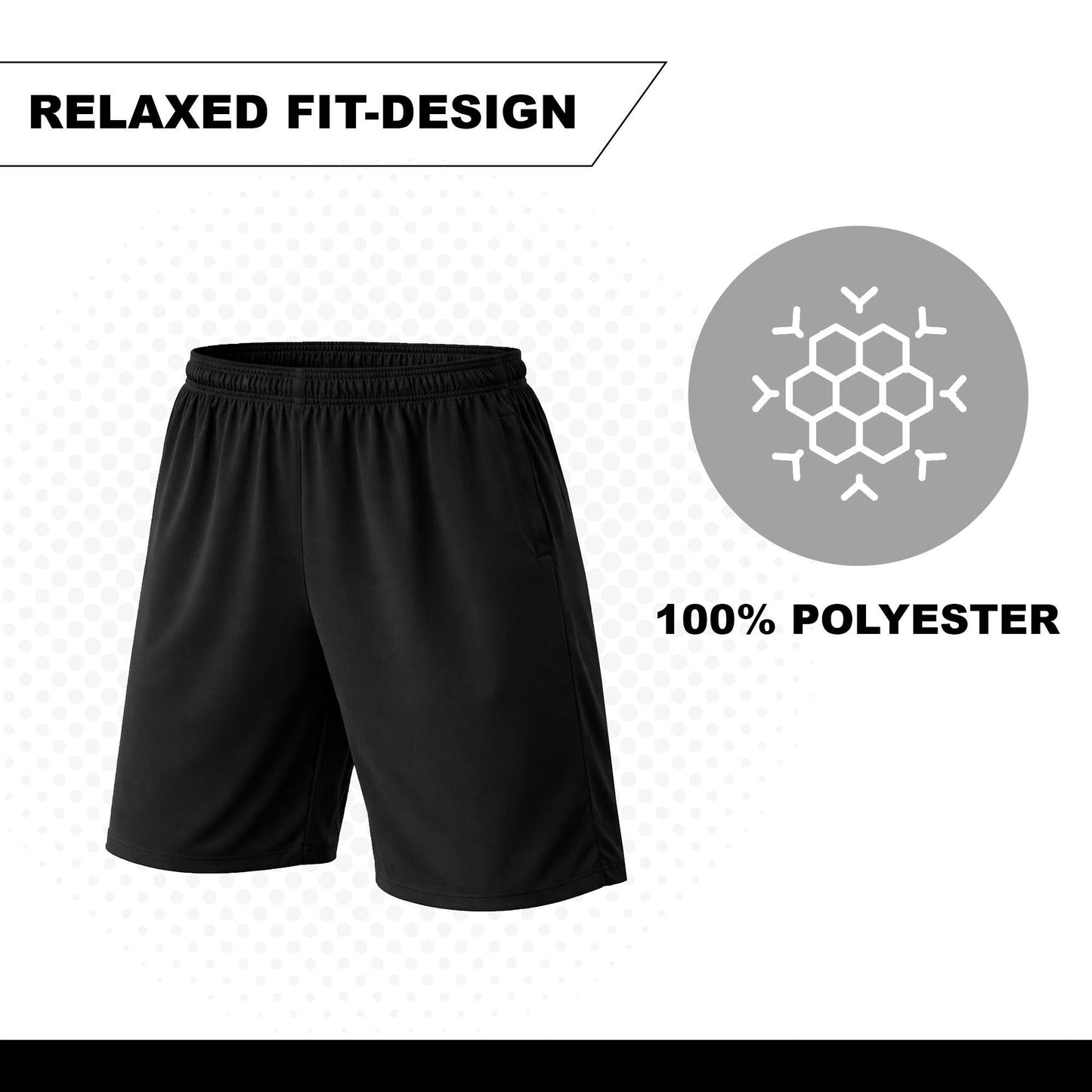 Men's Classic Poly Tech Lounge Shorts - Khaki