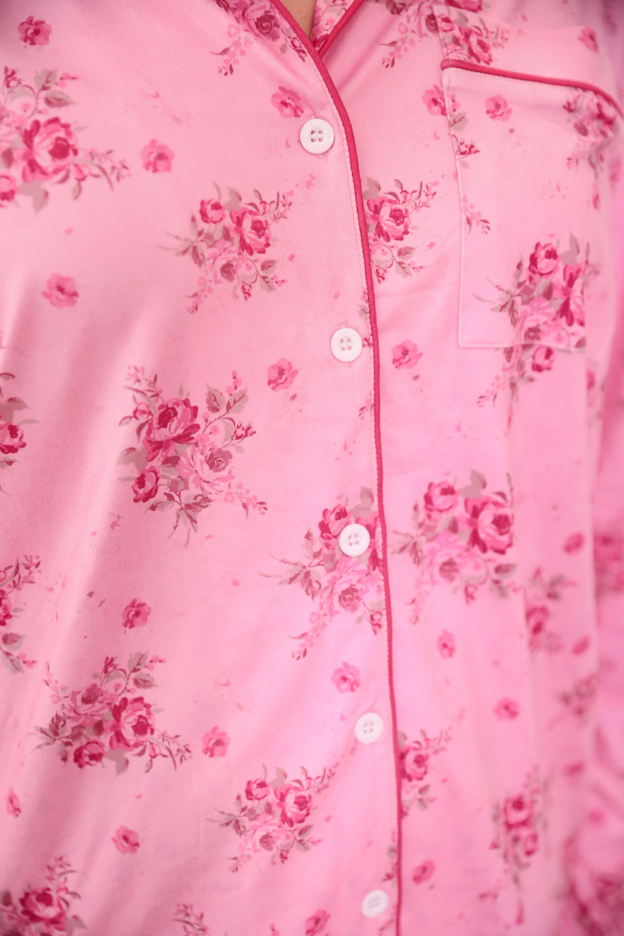 Jess Lea Blushing Blooms Ruffle Pajama Set