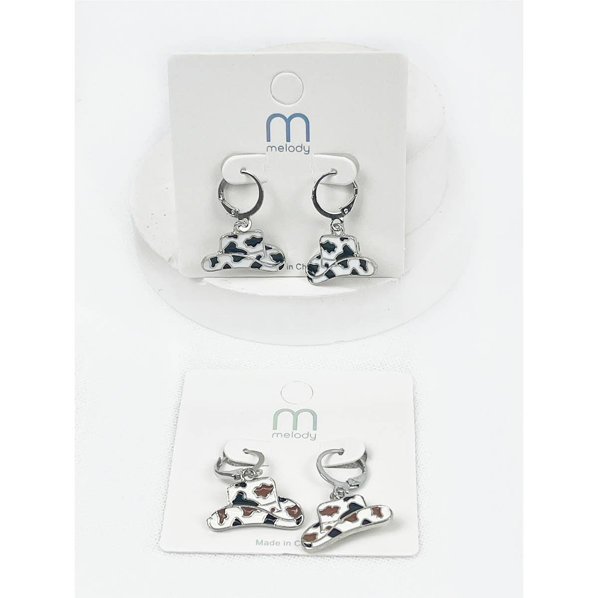 Western Cowgirl Hat Earrings