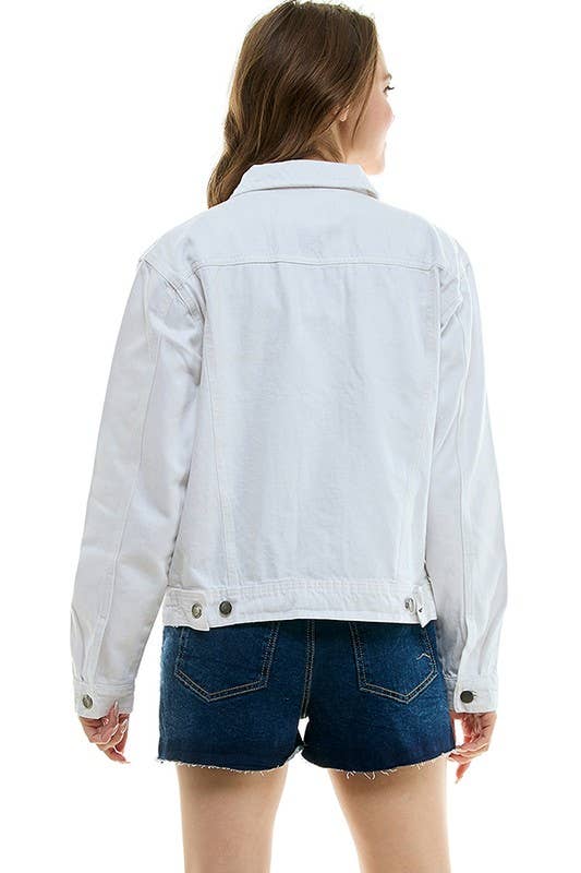 Cotton Casual Denim Boyfriend Jacket