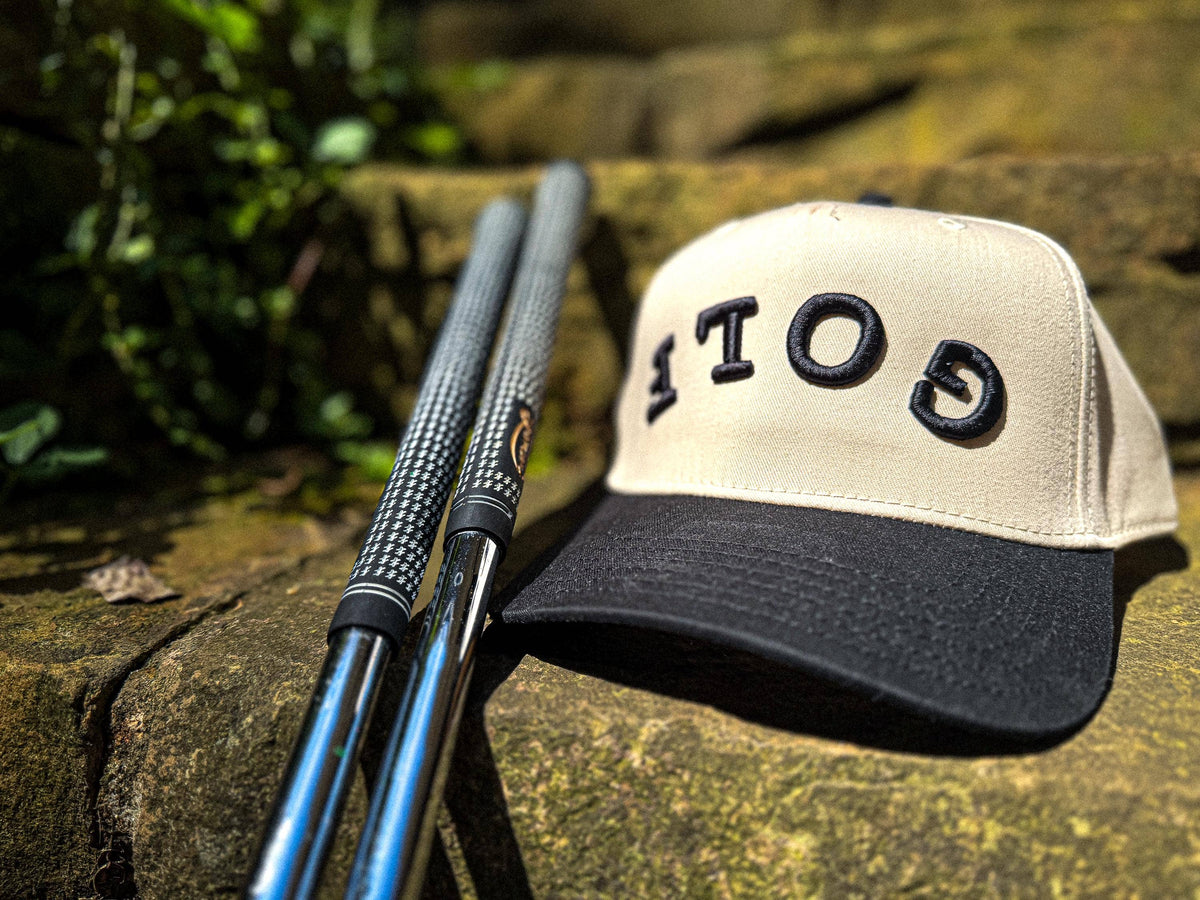 Embroidered "GOLF" Trucker Hat: Country Club Style