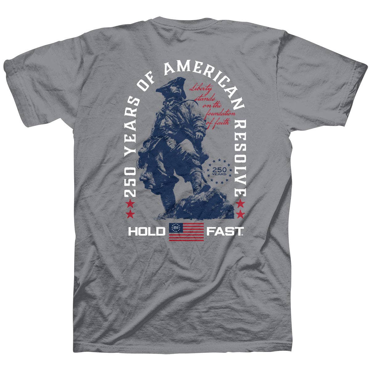 Kerusso HOLD FAST Adult T-Shirt Colonial Soldier