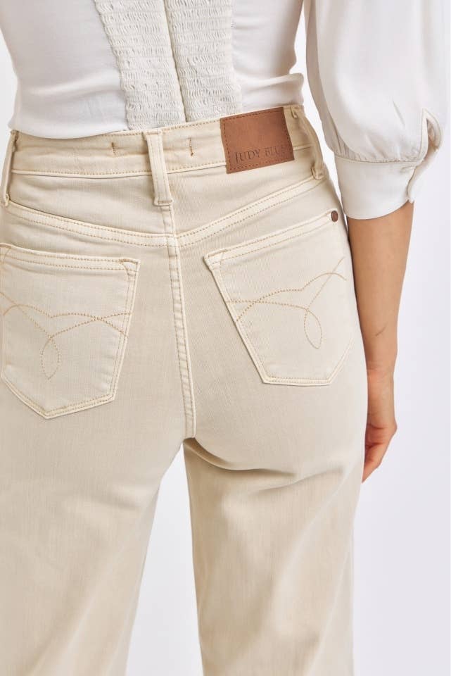 Judy Blue HW Garment Dyed Destroy 90's Straight - Plus