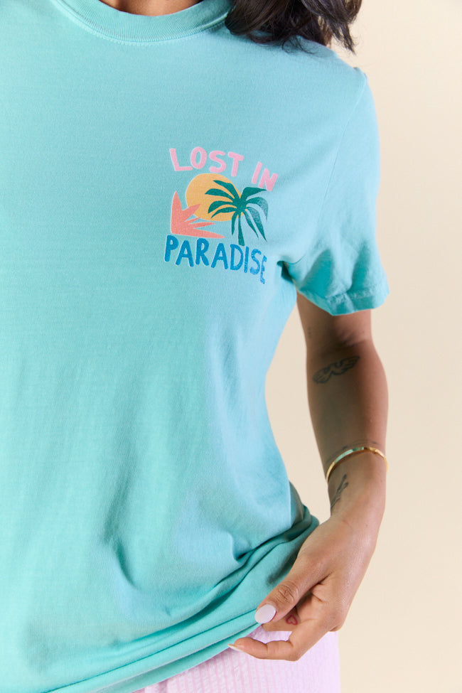 Lost In Paradise Mint Comfort Colors Graphic Tee