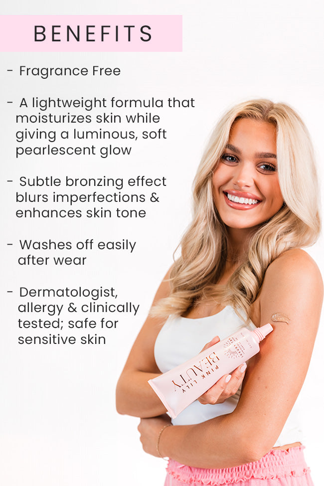 Pink Lily Luxury Tan Luminizing Body Lotion - Bronze Glow (Dark) FINAL SALE