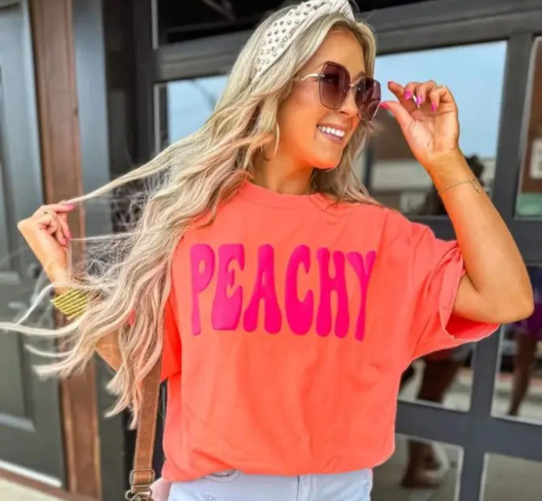 Birdie Peachy Puff Graphic Tee