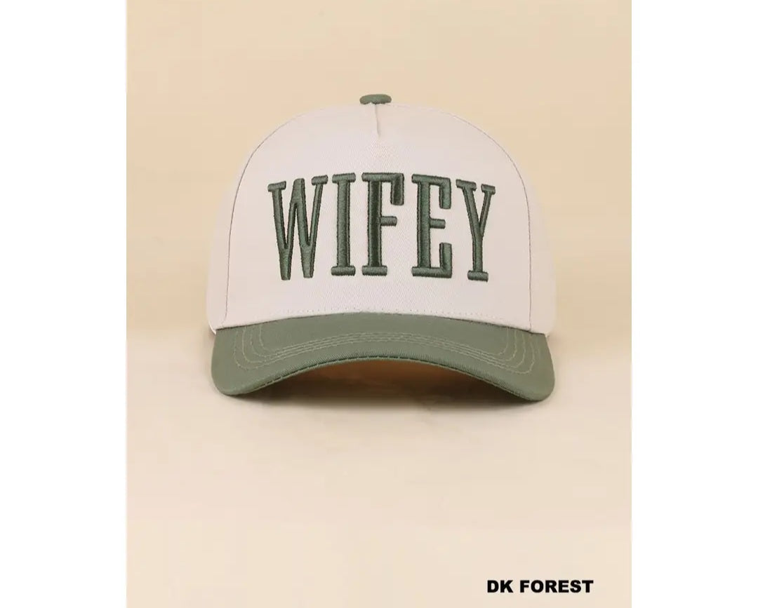 Wifey Two Toned Snapback Hat
