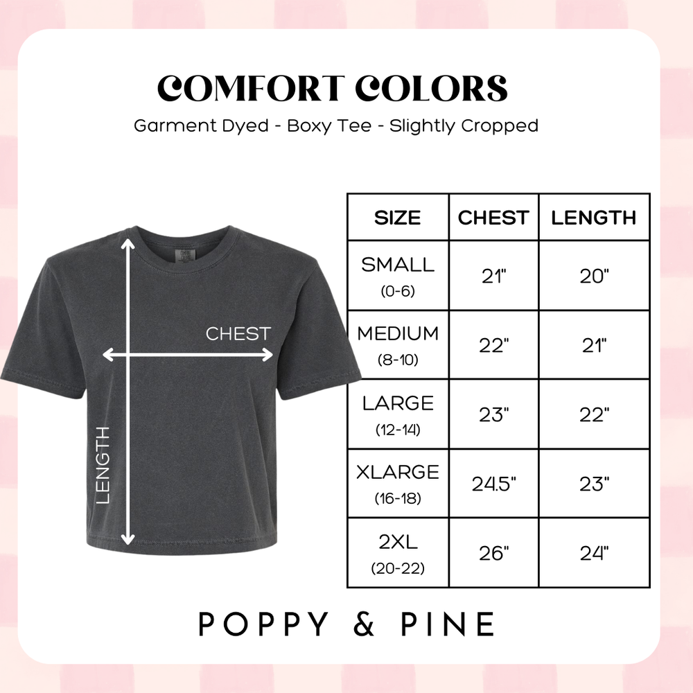 Poppy and Pine Good Things Are Coming Cropped Tee