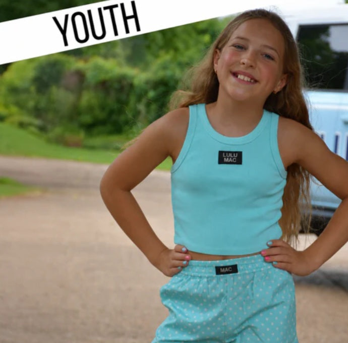 Aqua Kids Solid Lulu Mac Tank
