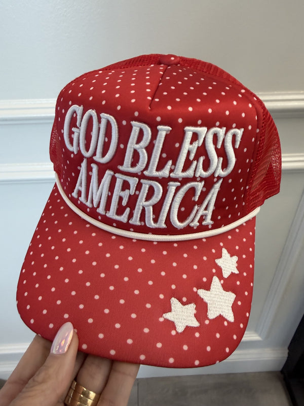 Poppy and Pine Patriotic Hat Preorder