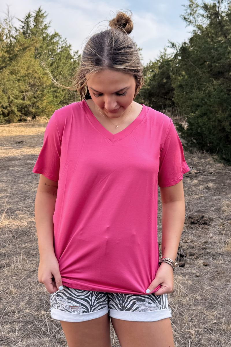 Simple Sterling Charcoal and Pink Shirts