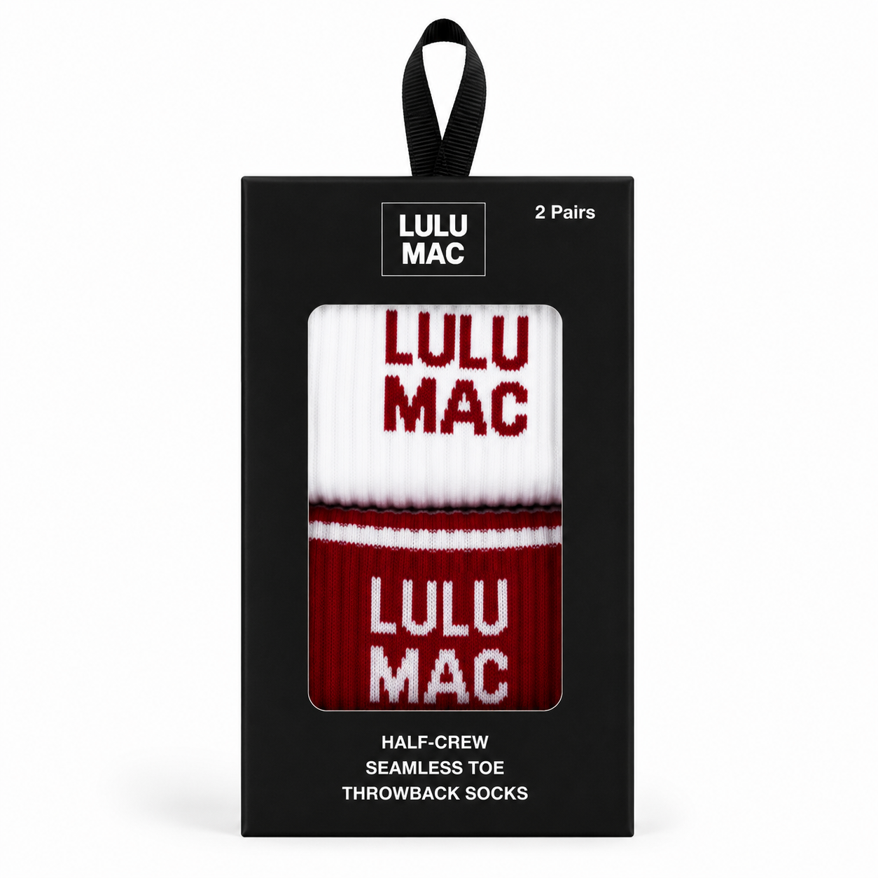 Lulu Mac Socks 2 Pair Box
