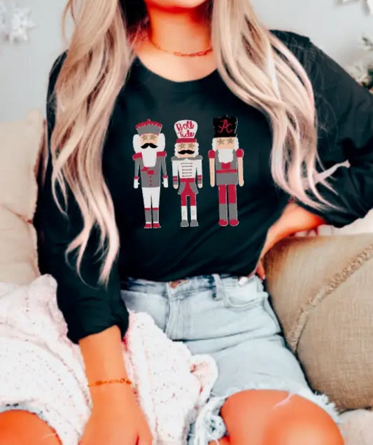 Nutcrackers Sweatshirt Christmas Football