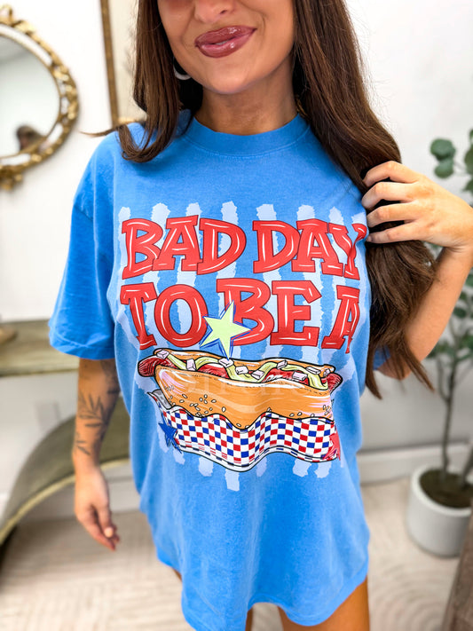 Birdie Bad Day to be Hotdog Graphic Tee on Royal Caribbean