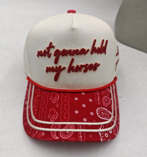 Poppy and Pine Not Gonna Hold My Horses Hat Preorder
