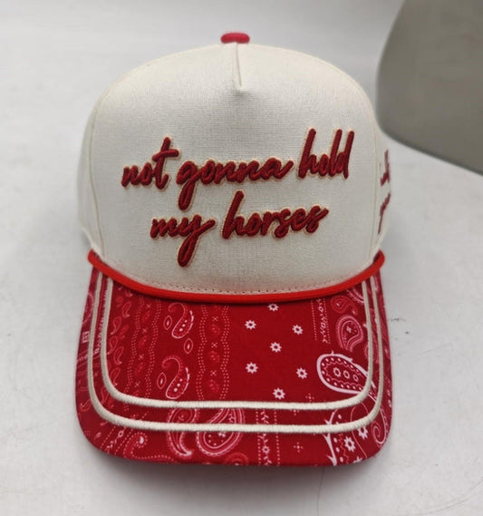 Poppy and Pine Not Gonna Hold My Horses Hat Preorder