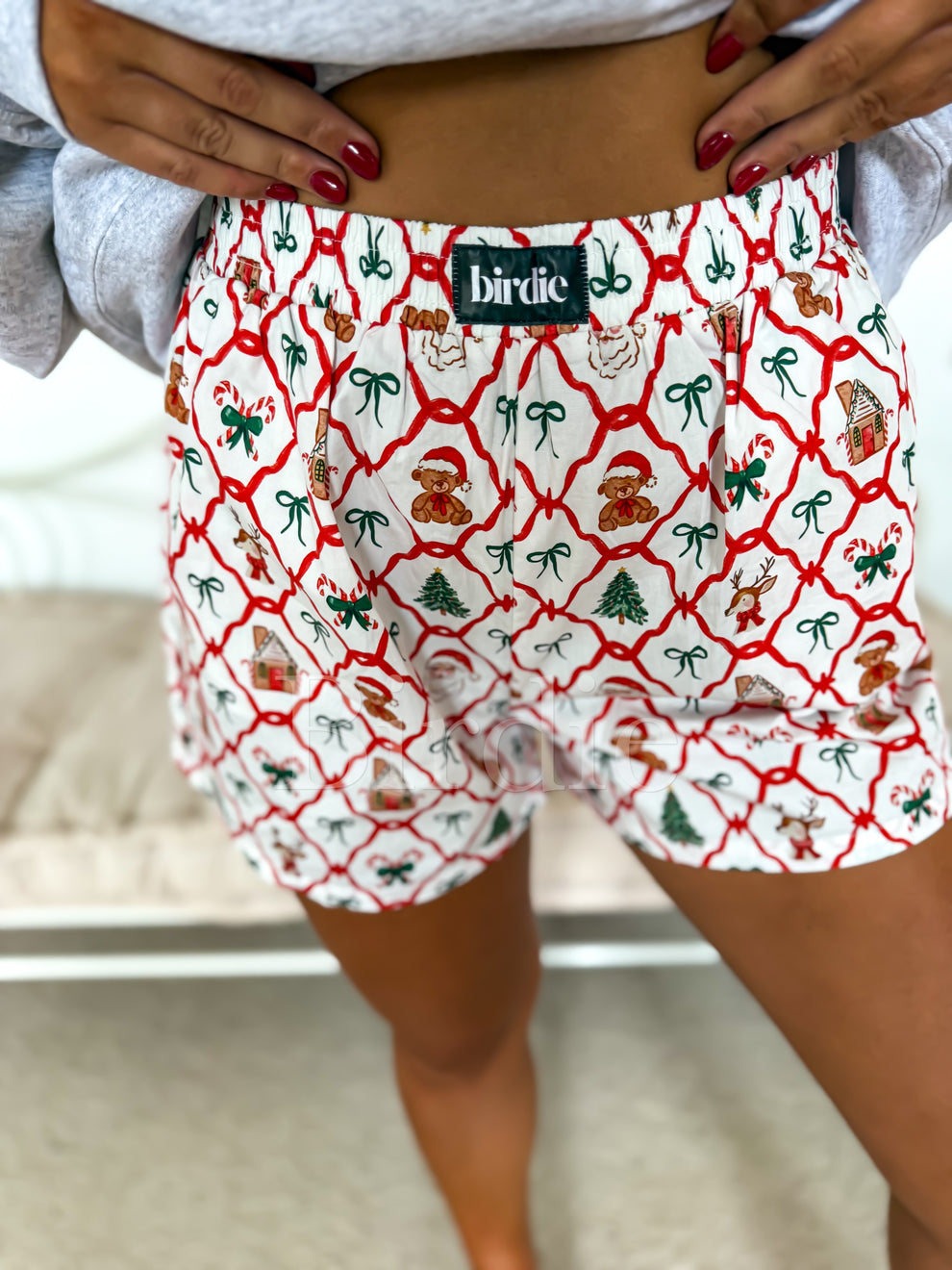 BIRDIE Boxer Shorts Festive Flirt