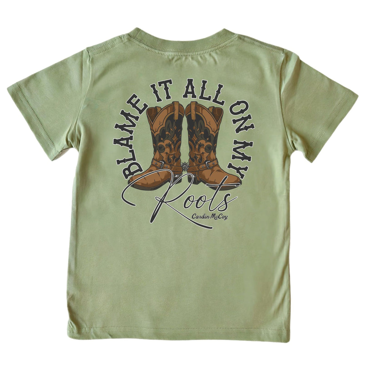 Cardin McCoy Boys' Blame It on My Roots Short-Sleeve Tee