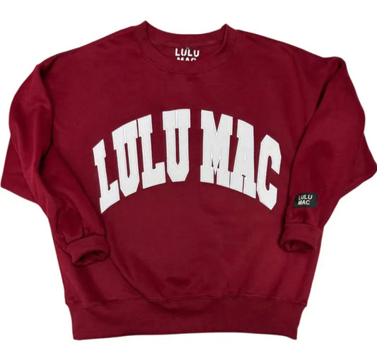 Lulu Mac Collegiate Color Sweatshirt