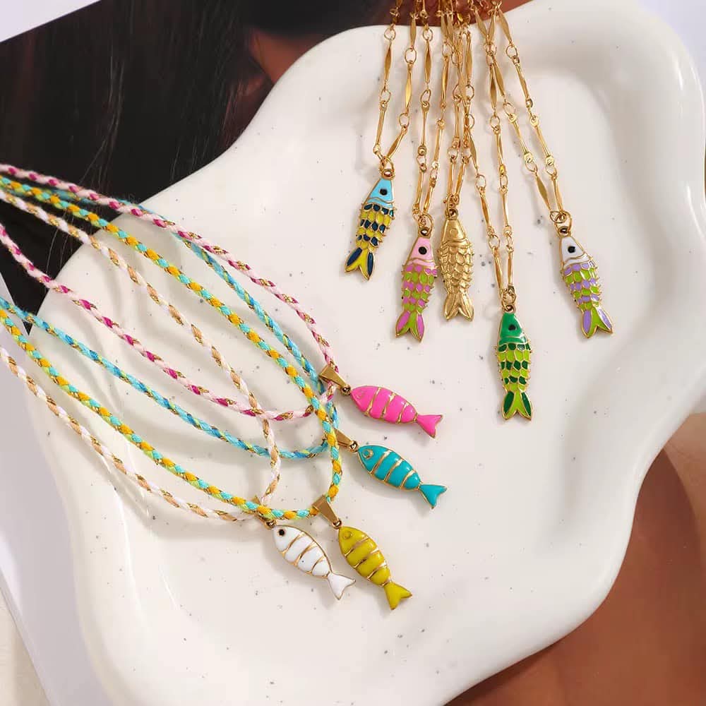 Coastal Fish Necklace Preorder
