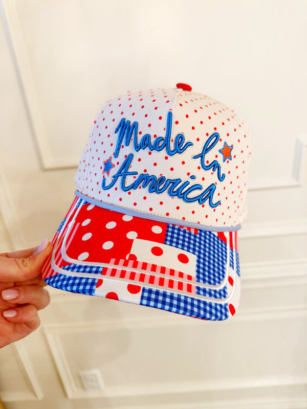 Poppy and Pine Patriotic Hat Preorder