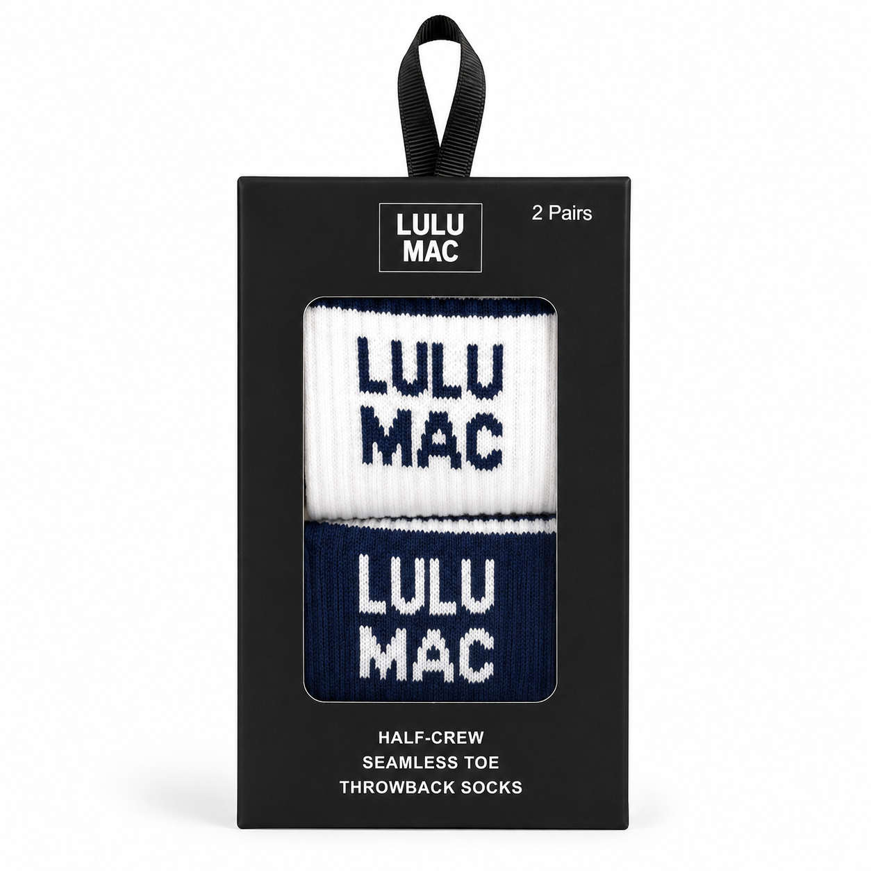 Lulu Mac Socks 2 Pair Box