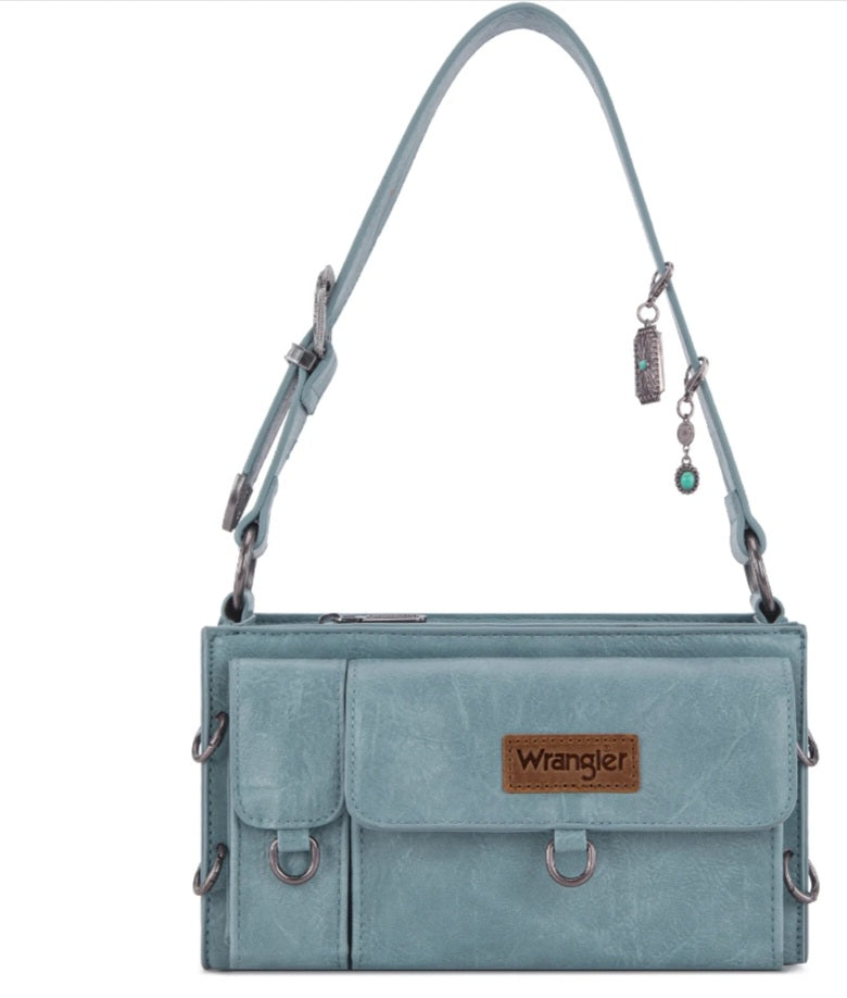 Wrangler Buckle Charm Shoulder Bag