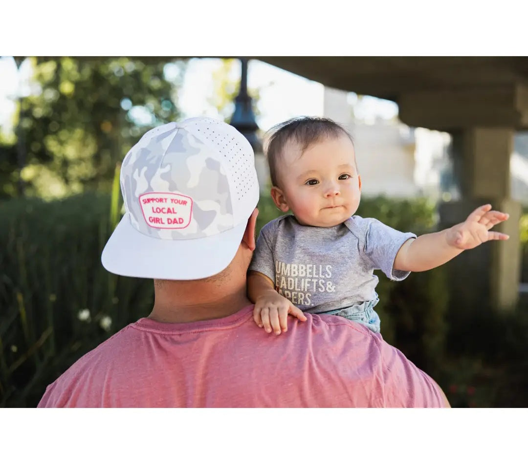 Dadbod Support Your Local Girl Dad Patch Hat