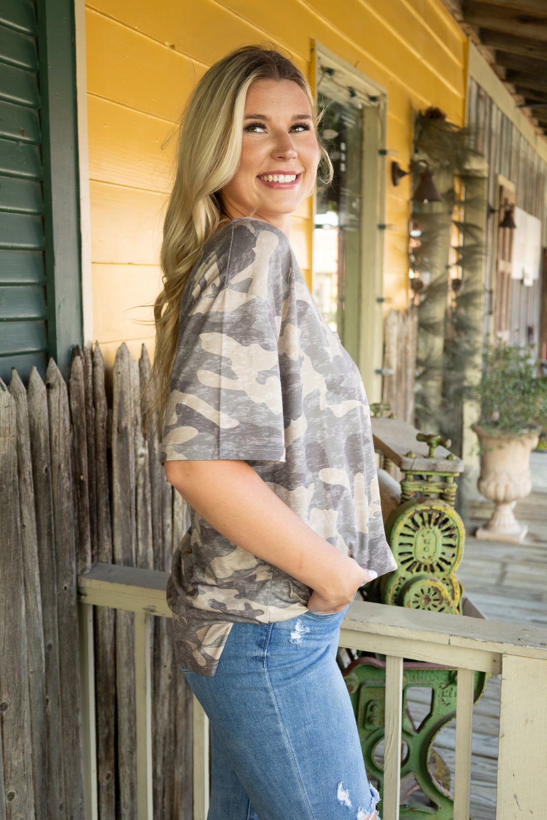 Moon Ryder Camo Slouchy Tee