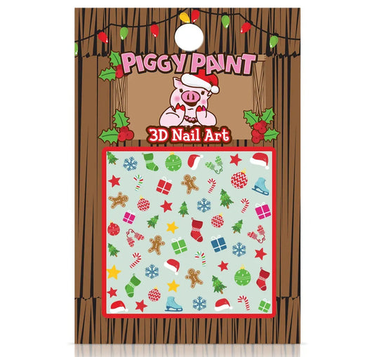 Piggy Paint 3D nail art