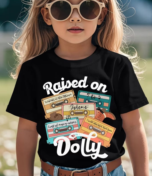 Raised on Dolly Kids Tee
