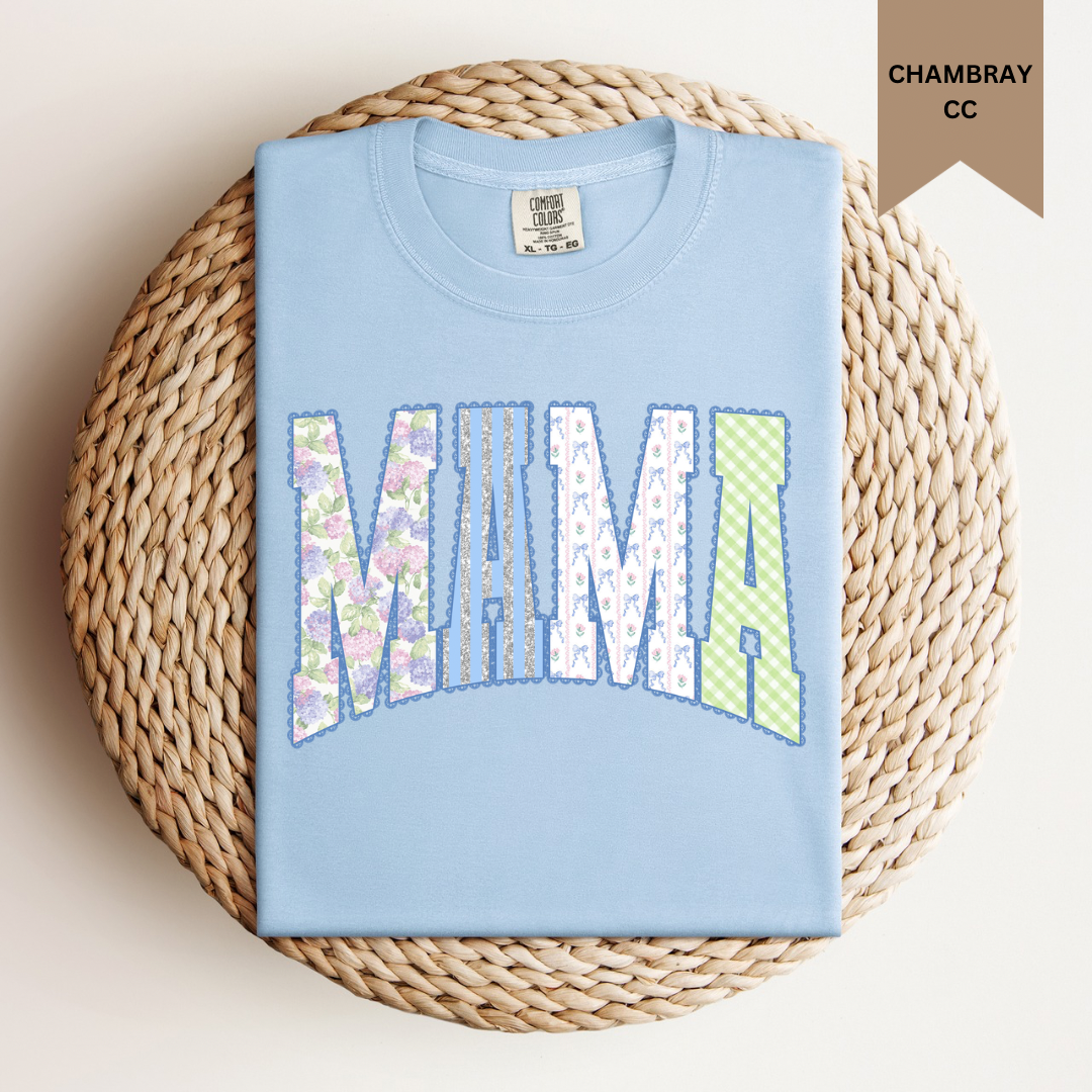 Mama Spring Floral Tee