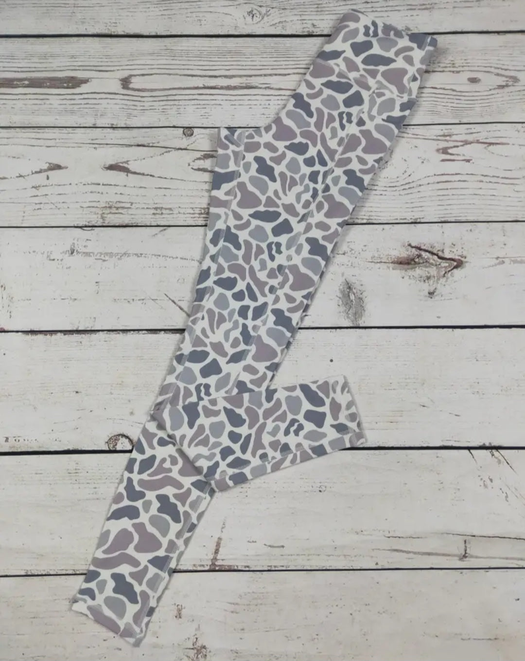 Women Gray Camoflauge Printed Leggings