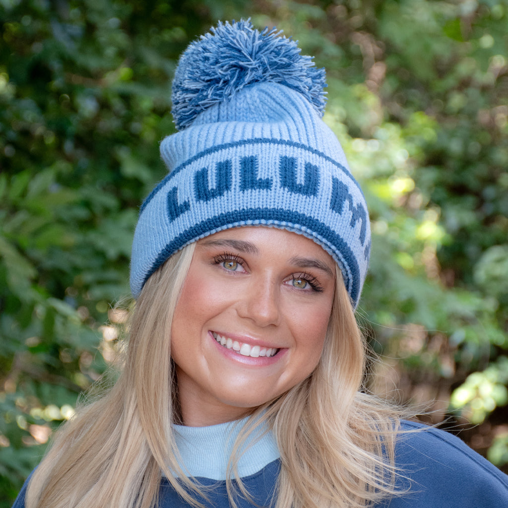 LULU MAC KNIT POM BEANIE
