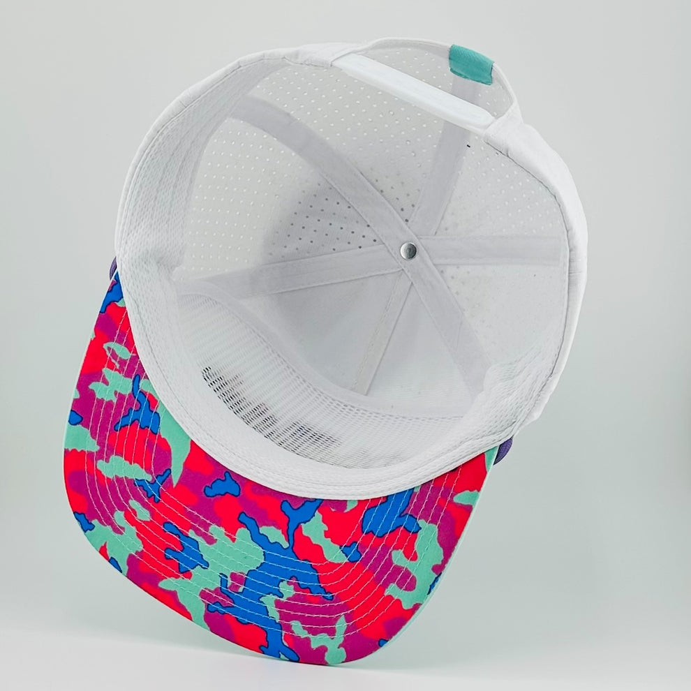 “Neon Summer Cowboy Hat” - COWBOY REVOLUTION 5-PANEL NYLON HAT