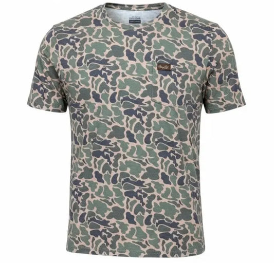 Honey Hole Drift Performance Tee - Duck Camo