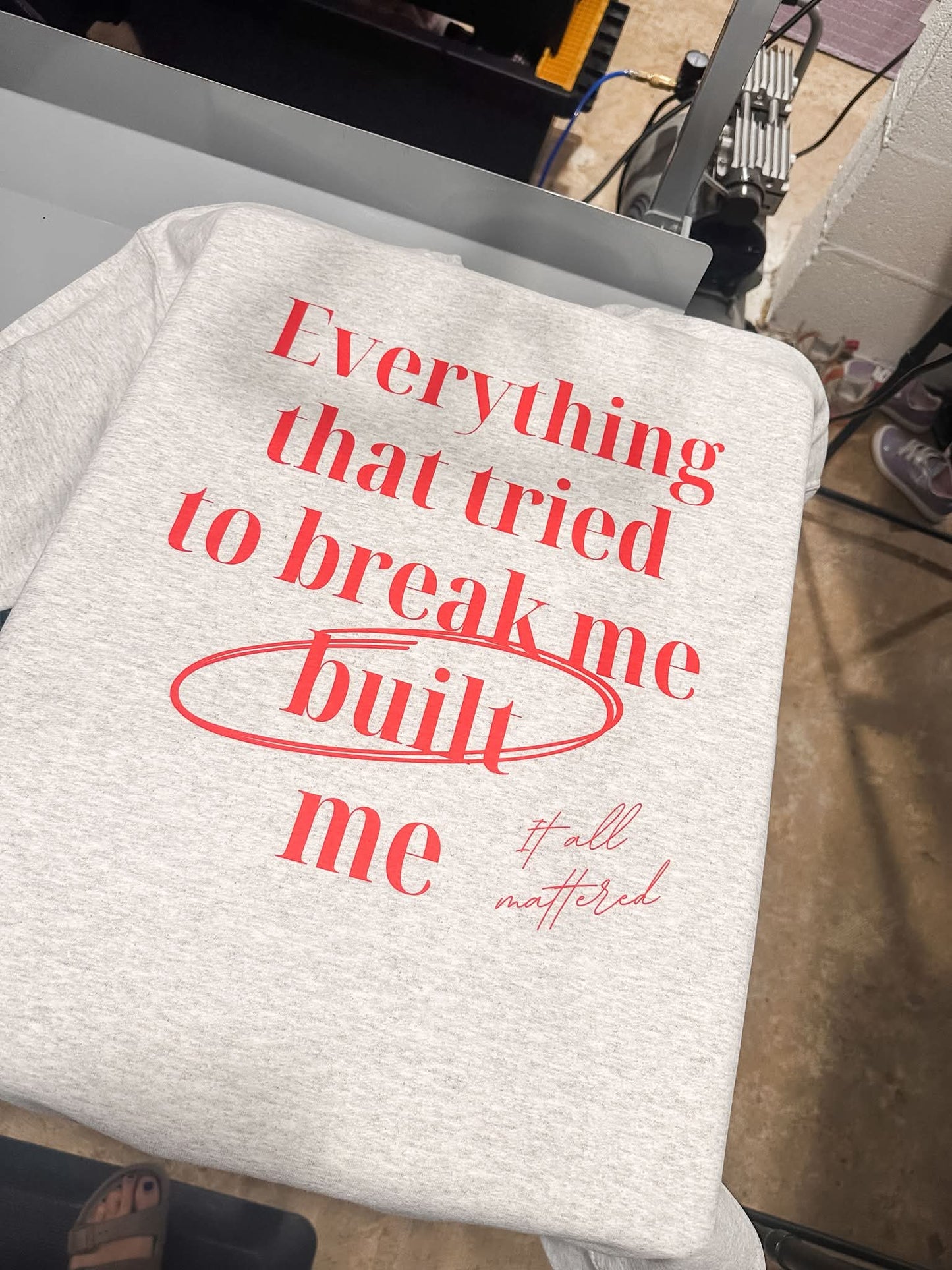 Built Me Sweatshirt Ash Sweatshirt