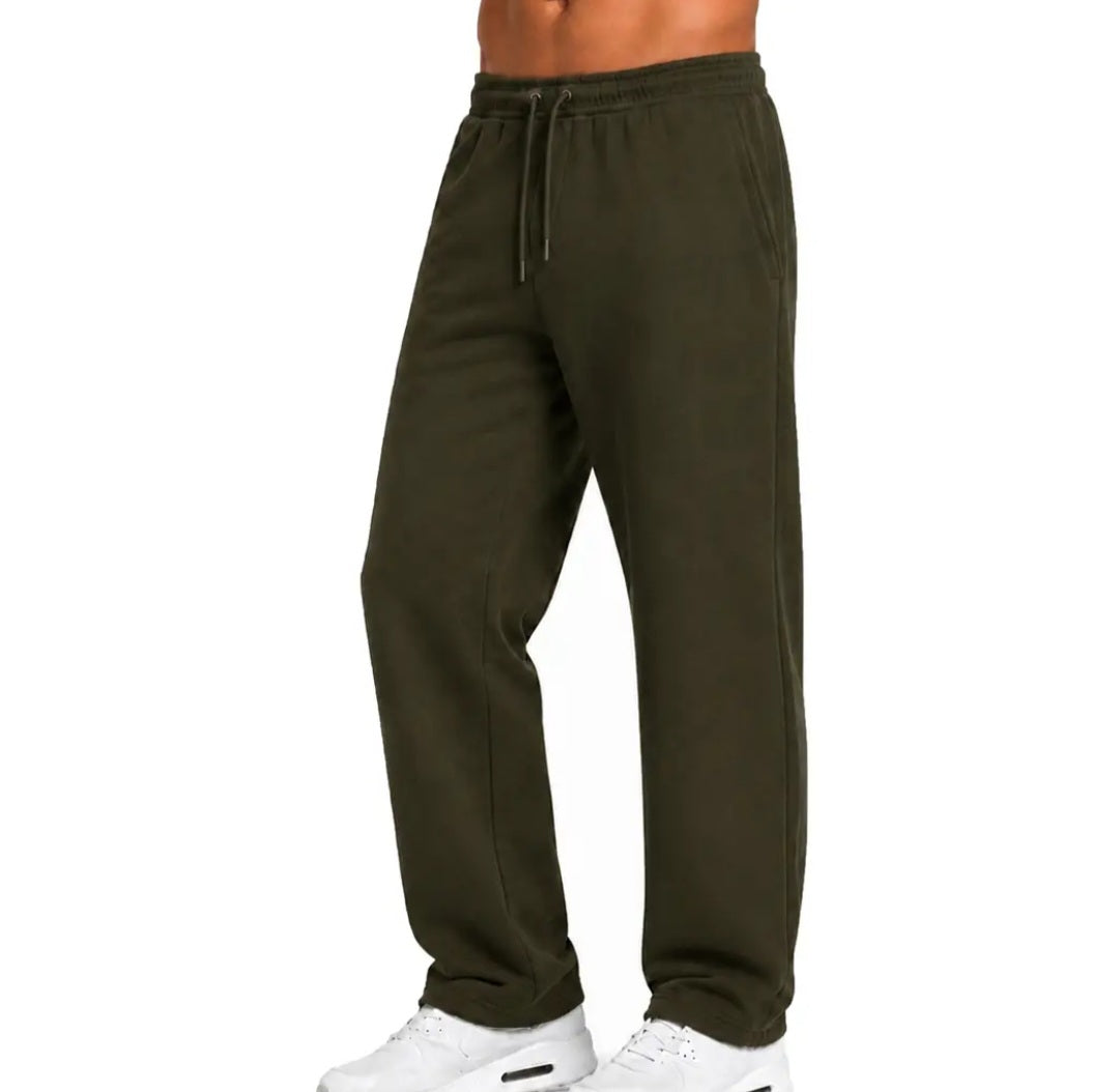 Men's Tech Fleece Performance Sweatpants w/ Open Bottom