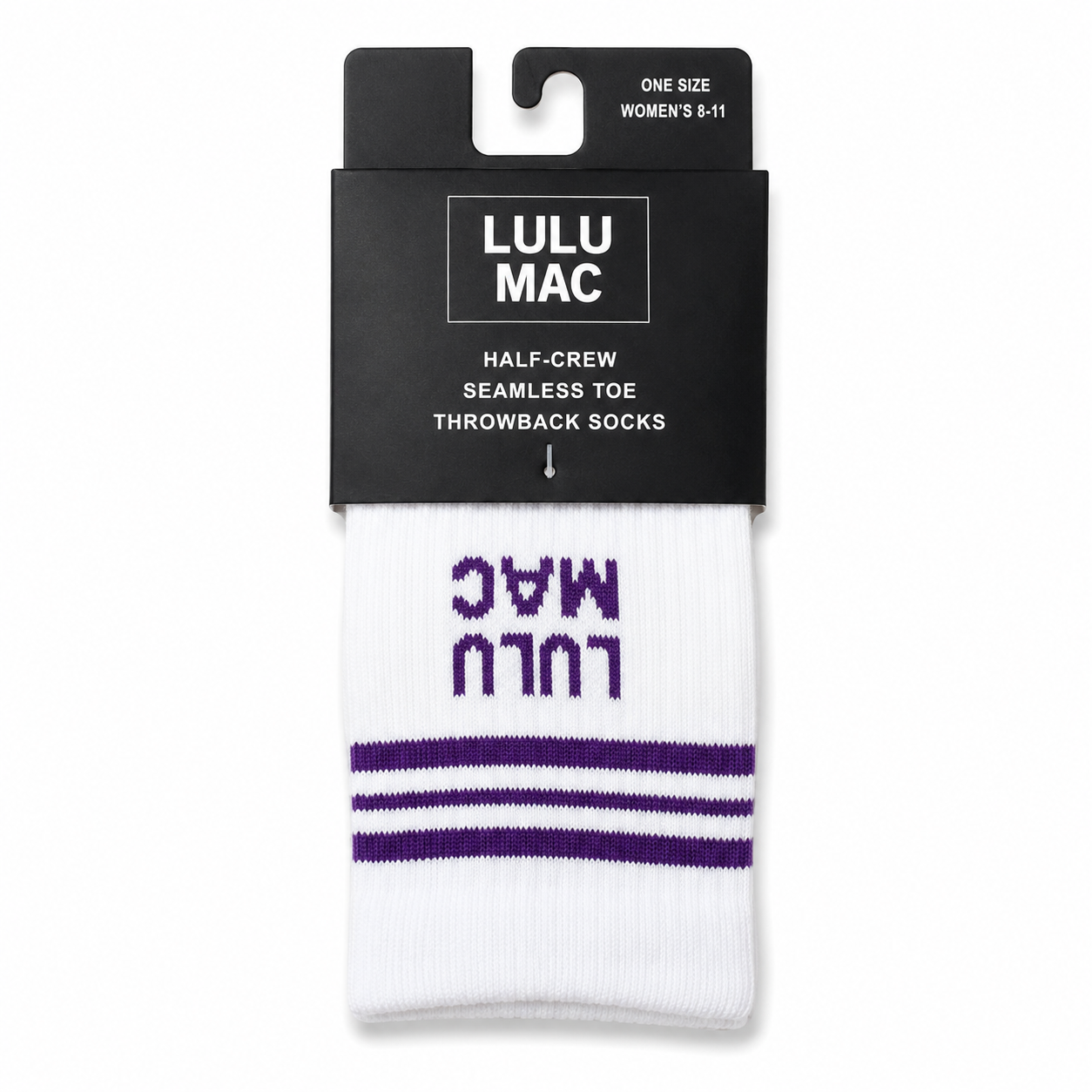 Lulu Mac Half Crew Socks - Single Pair