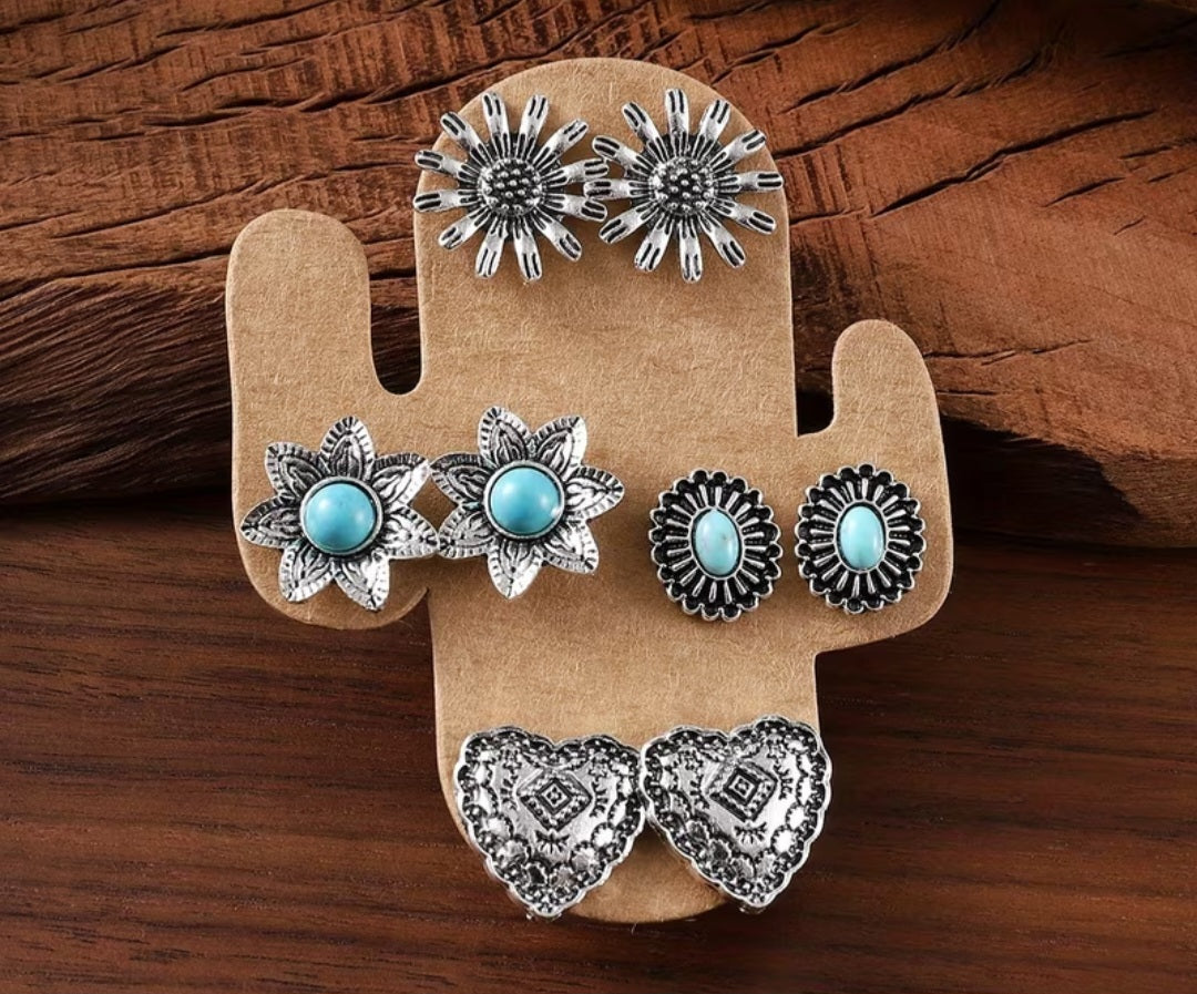 Western Earring Set