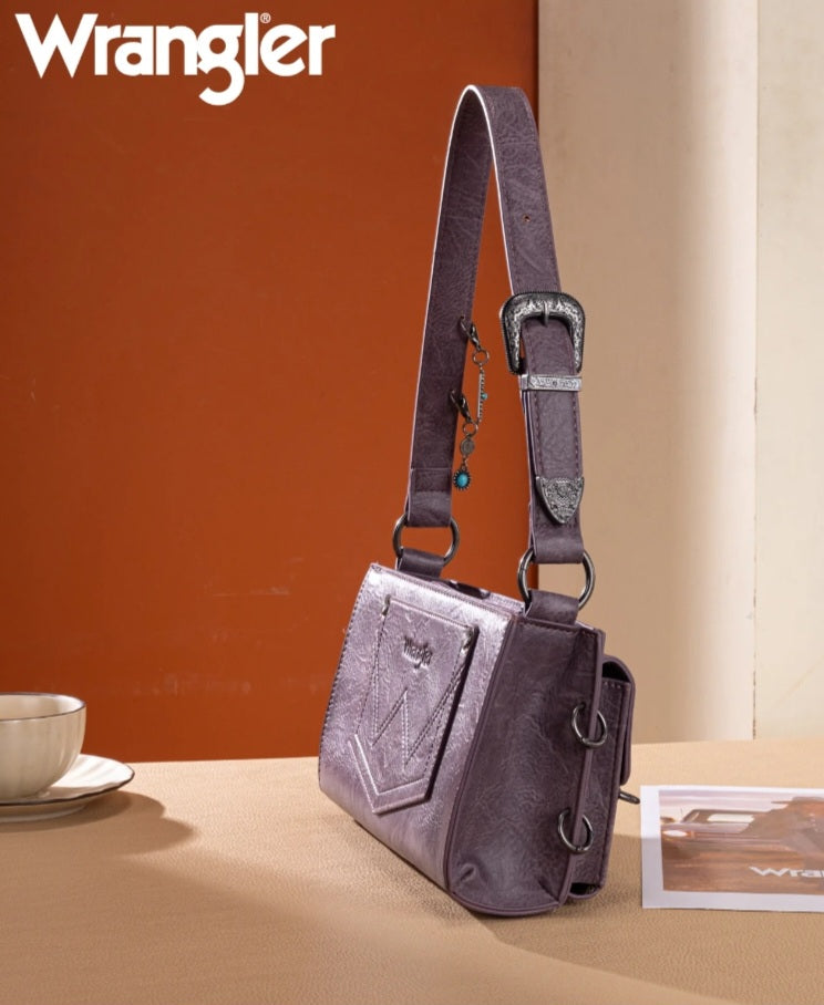 Wrangler Buckle Charm Shoulder Bag