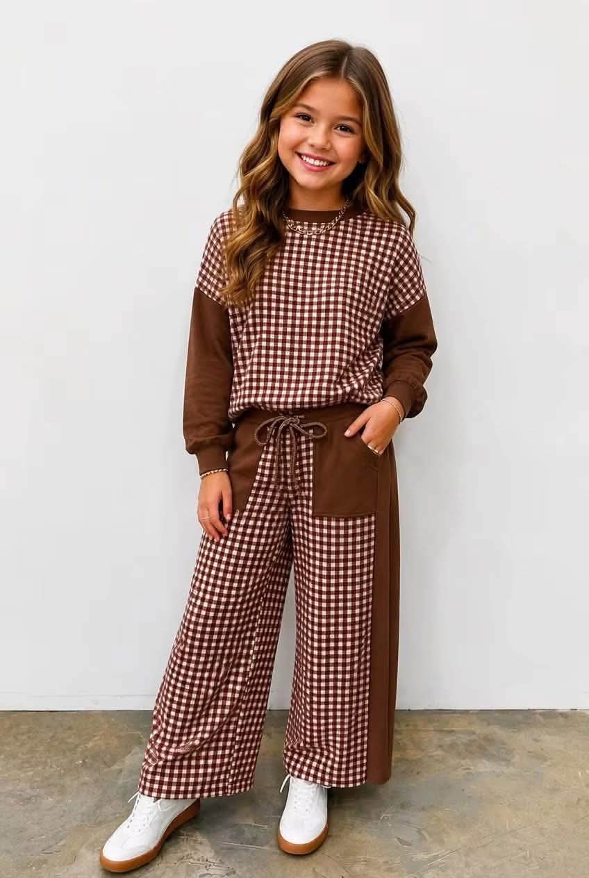 Girls Gingham Sets