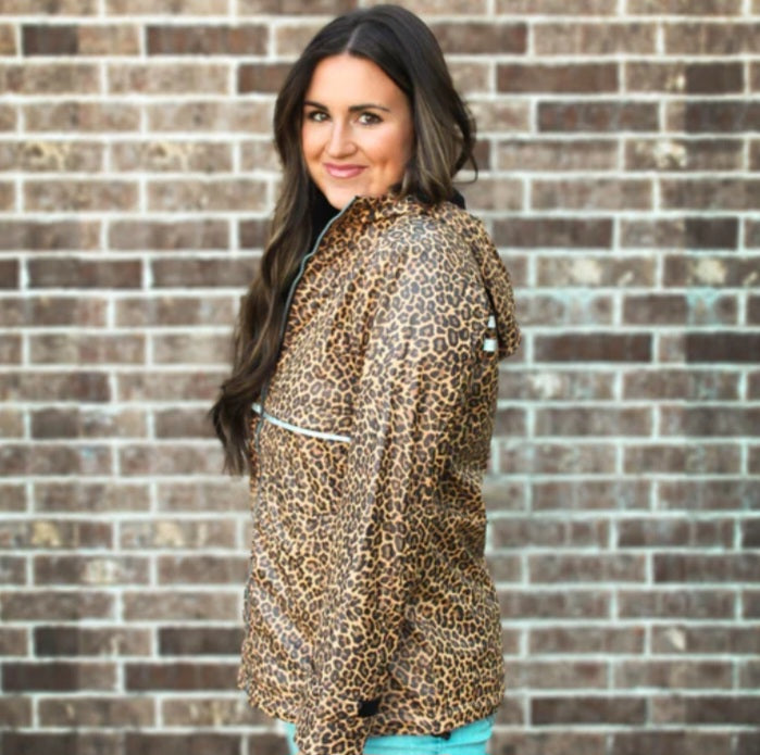 Girlie Girl Leopard Raincoat