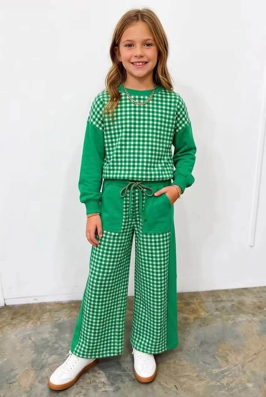 Girls Gingham Sets
