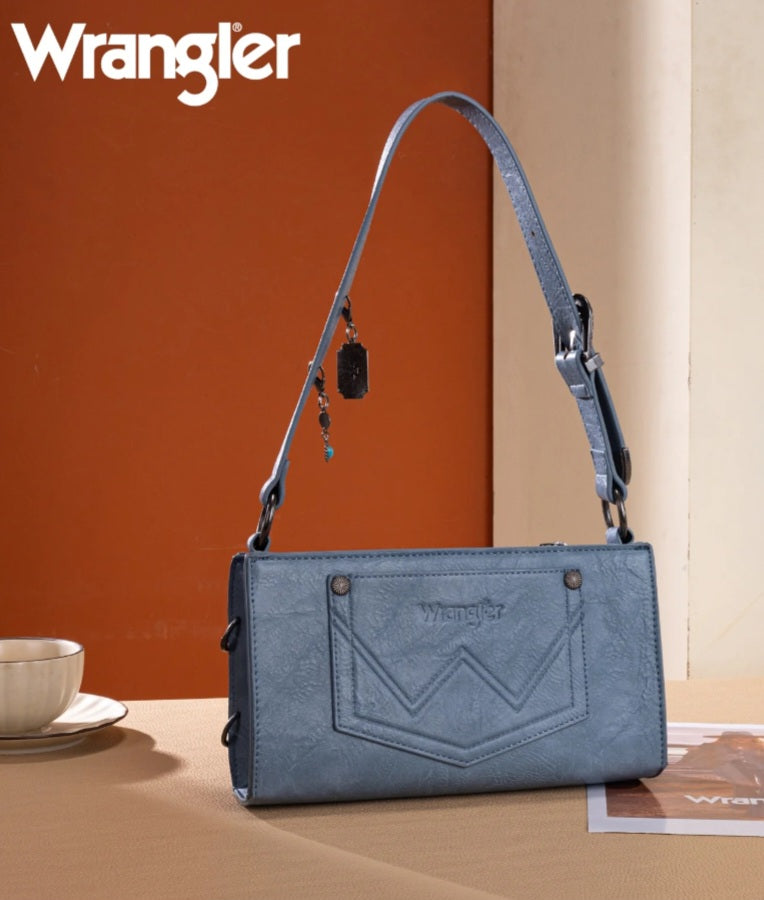 Wrangler Buckle Charm Shoulder Bag