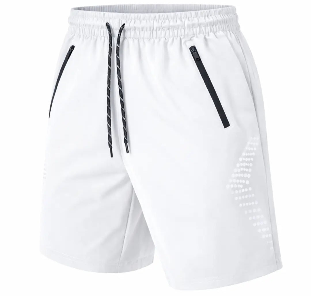 Men's Active Training Shorts with Reflective Trim
