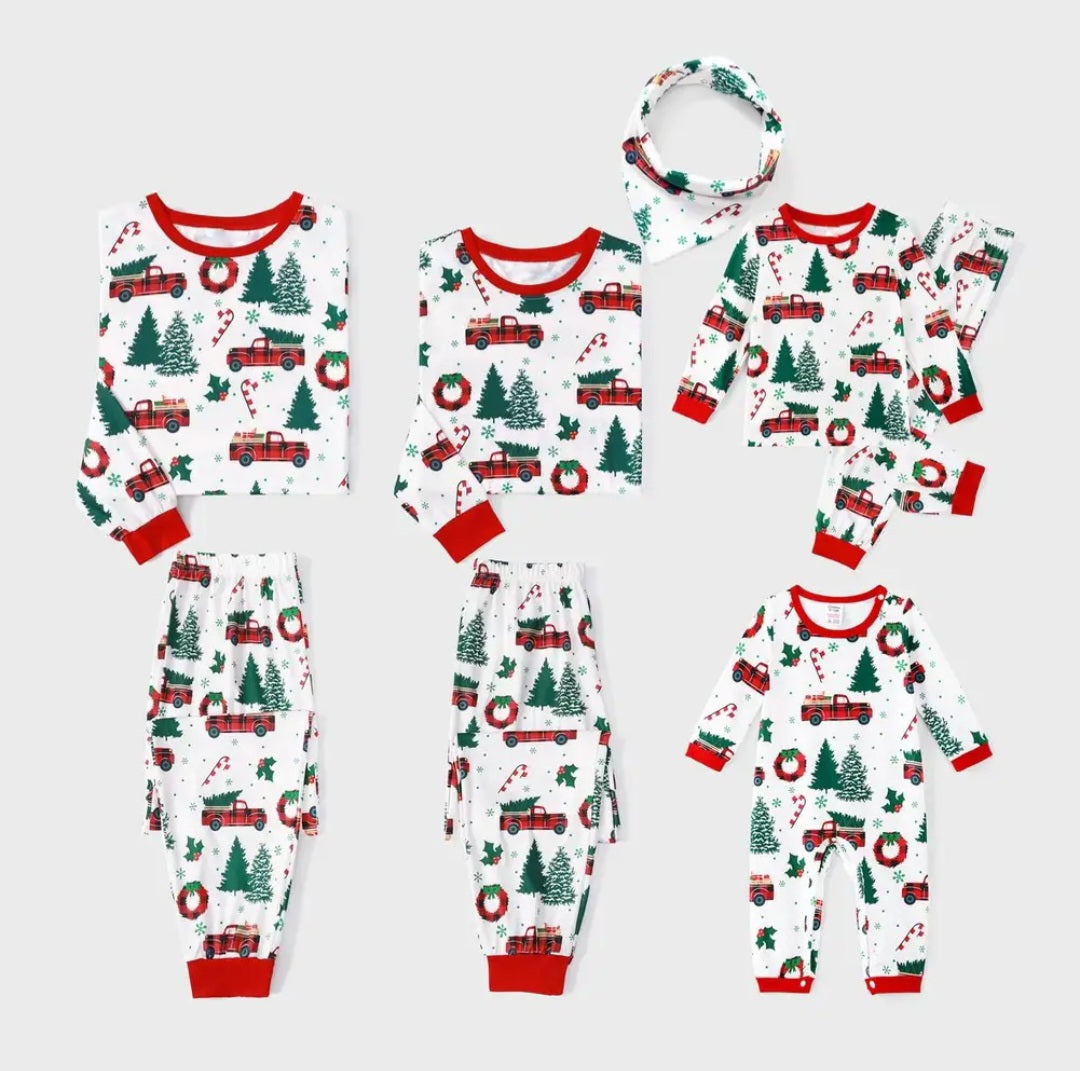 Family matching Christmas pajamas- Adult